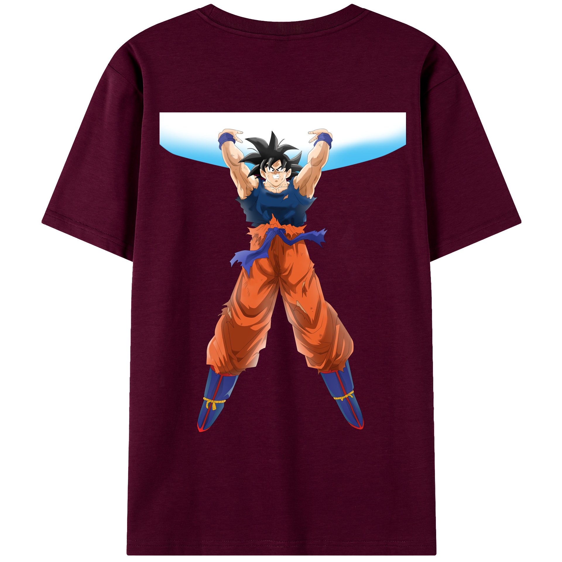 （画像用） ドラゴンボール 孫悟空（そん ごくう）Son Goku カカロット DRAGON BALL Kakarotto レディース半袖Tシャツ(バックプリント)